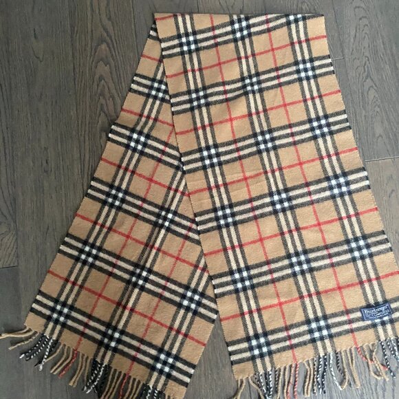 BURBERRY LAMBS WOOL SCARF - Picture 1 of 2